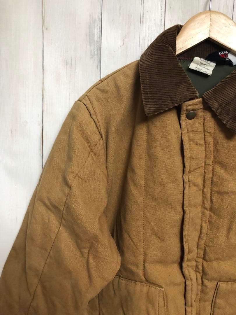 90s USA製 Walls 襟コーデュロイ ダック生地 ジャケット M w05
