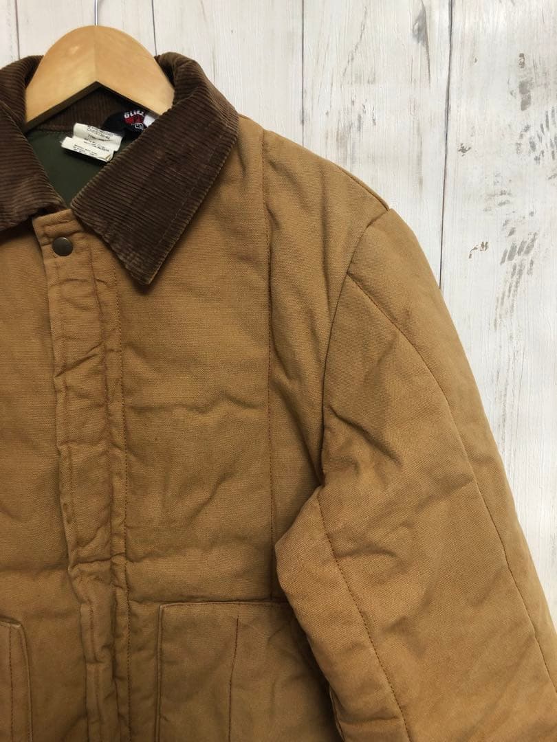 90s USA製 Walls 襟コーデュロイ ダック生地 ジャケット M w05