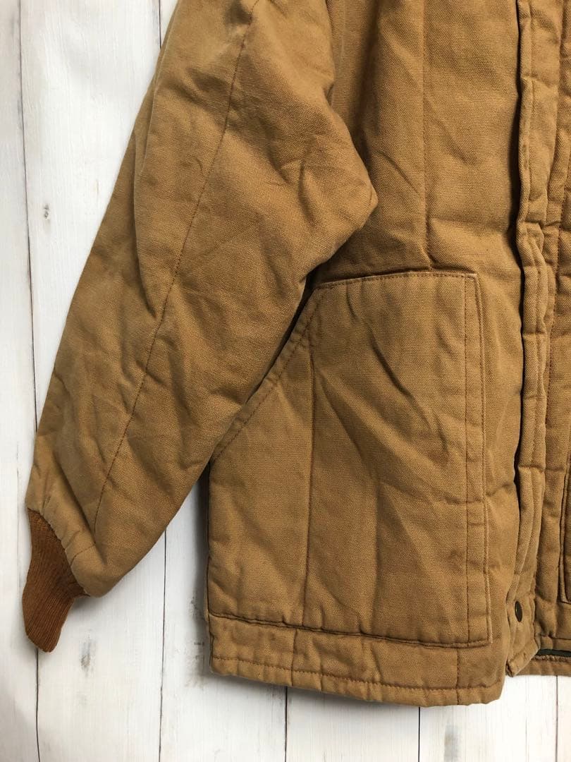 90s USA製 Walls 襟コーデュロイ ダック生地 ジャケット M w05