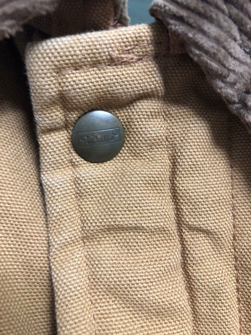 90s USA製 Walls 襟コーデュロイ ダック生地 ジャケット M w05