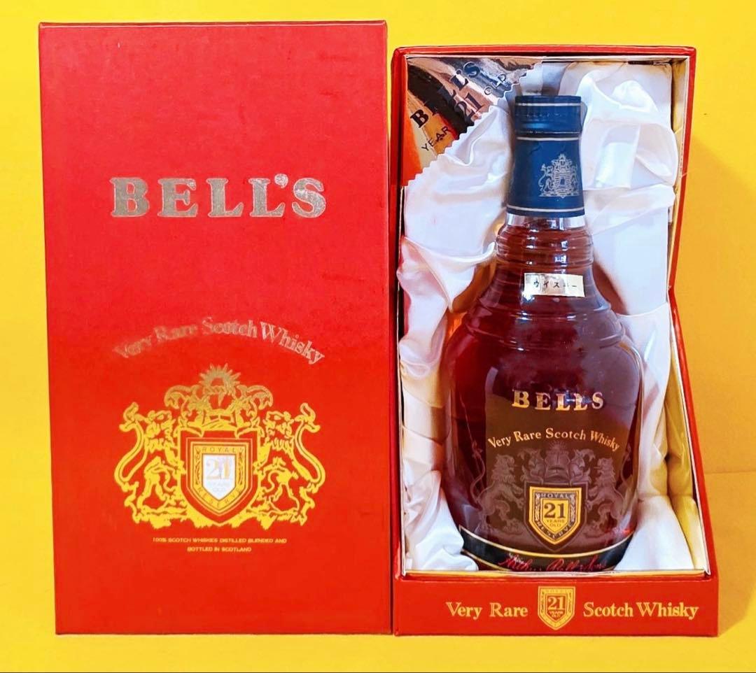 80sBELLSベルロイヤルリザーブ 21年スコッチウイスキーギフトボックス箱付