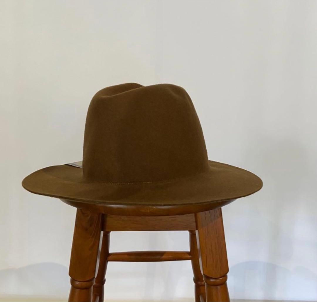 H.W. DOG & CO. ブラウンフェルトハット 38