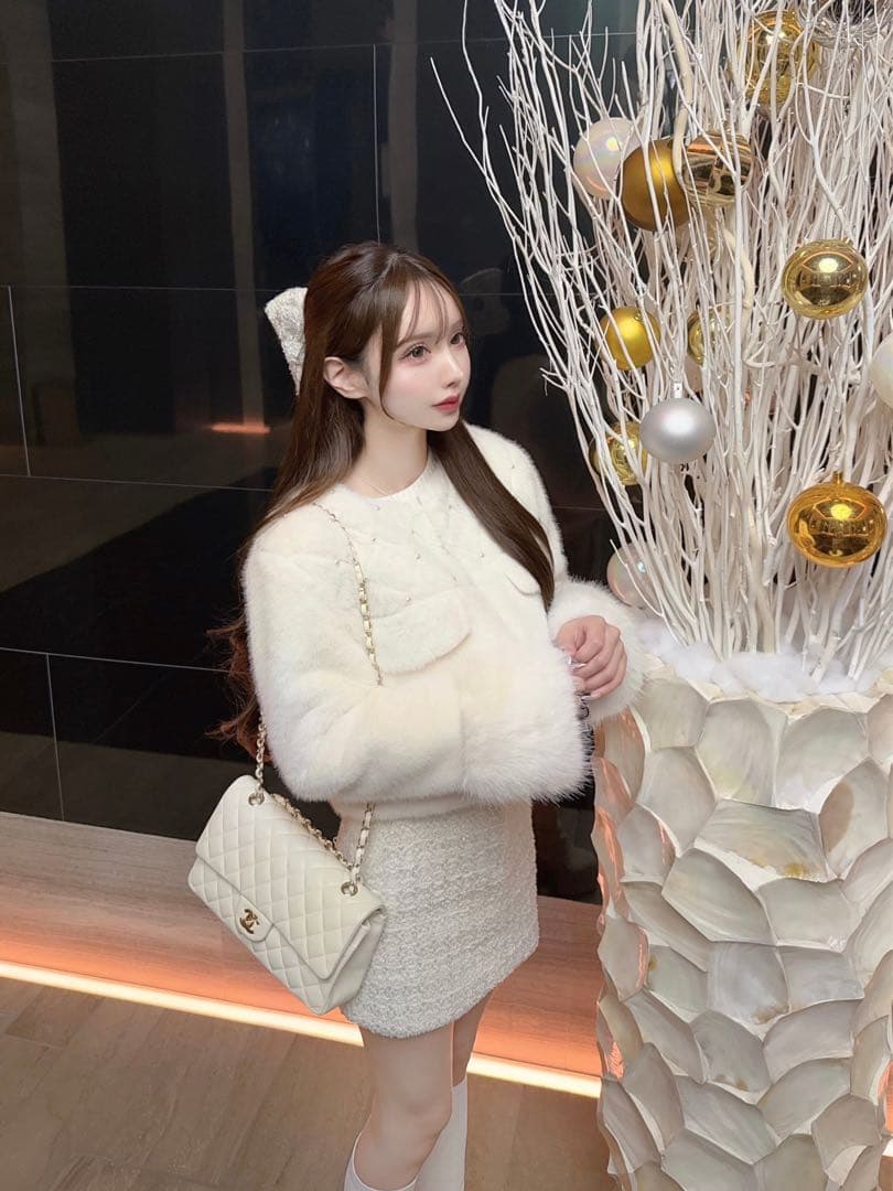 ジャケット・アウター Lumignon original Quilting fur coat