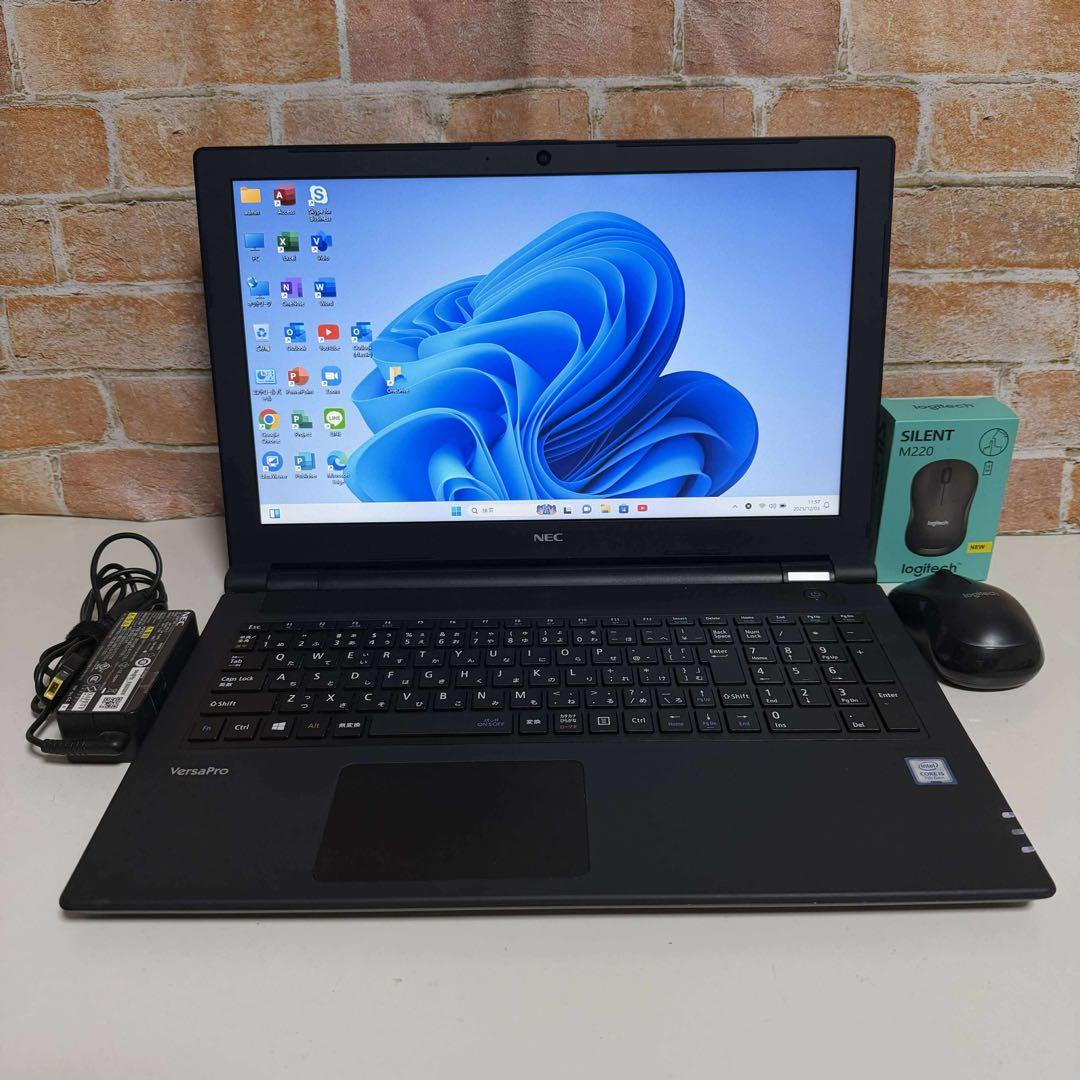 NECノートPC Corei7 SSD256GB Windows11オフィス付き