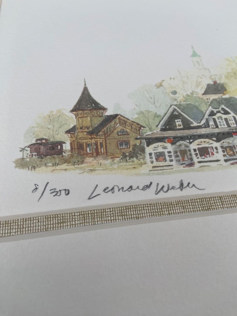 レオナルドウェーバー　Leonard weber 版画