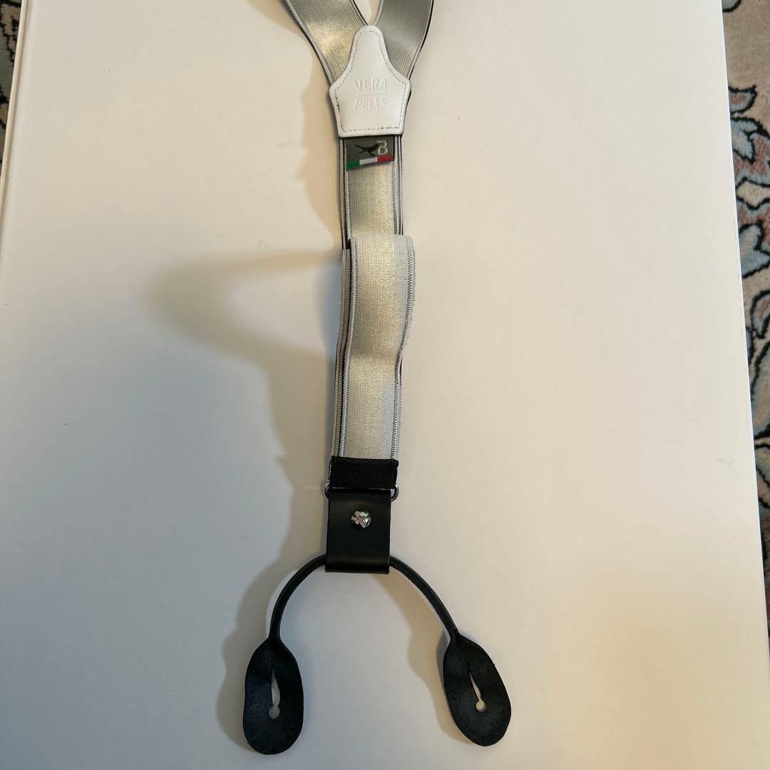 【美品】BRETELLE & BRACES ブラックサスペンダー