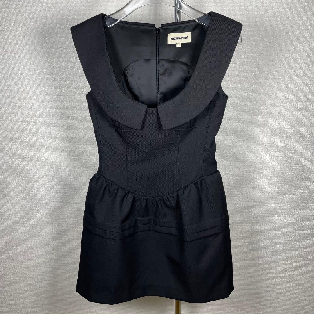 【大幅値下げ】SHUSHU/TONG シュシュトング ミニワンピース 黒