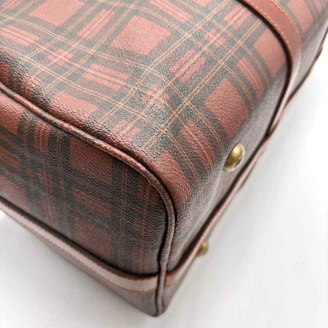 RALPH LAUREN 2way ボストンバッグ レッド チェック 希少