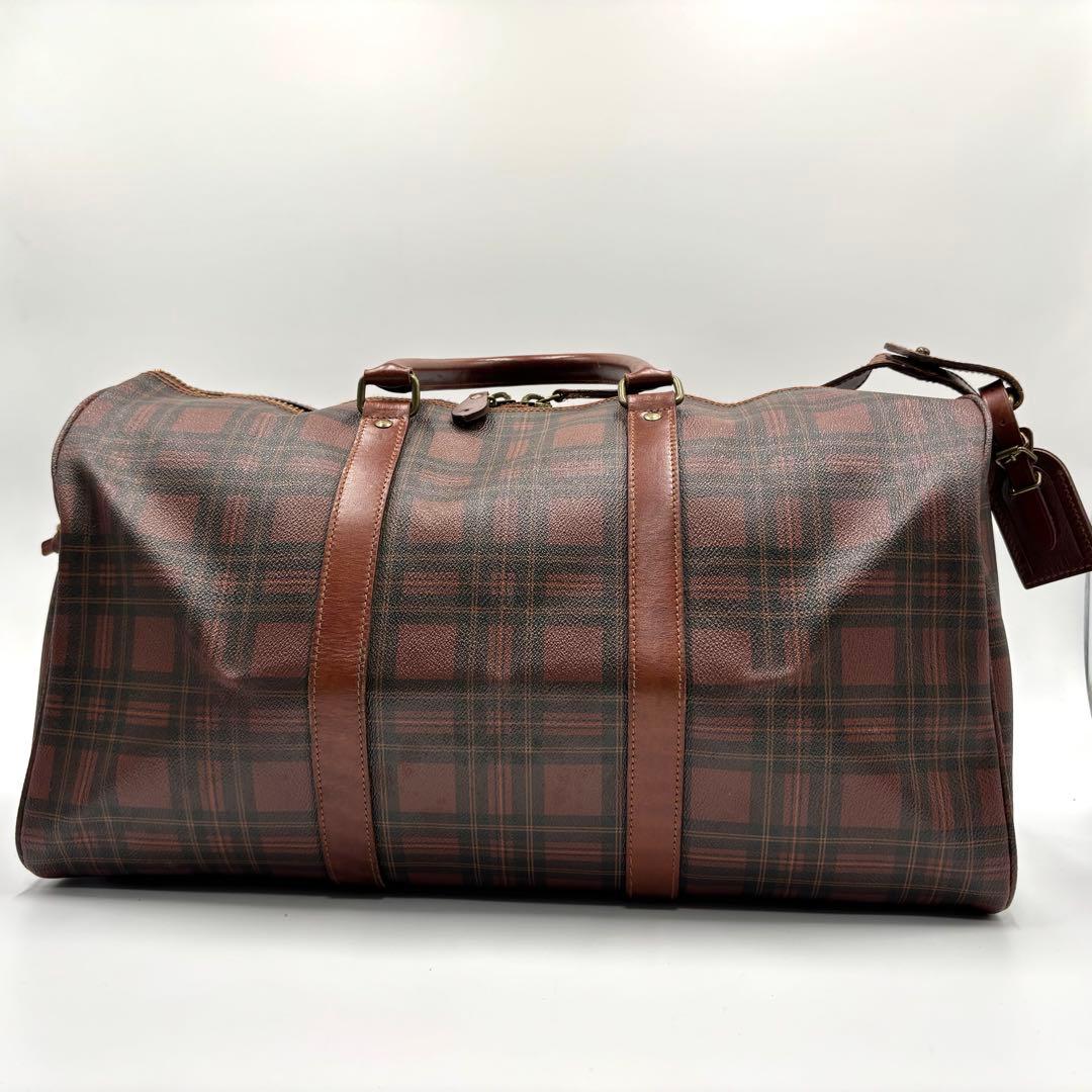 RALPH LAUREN 2way ボストンバッグ レッド チェック 希少