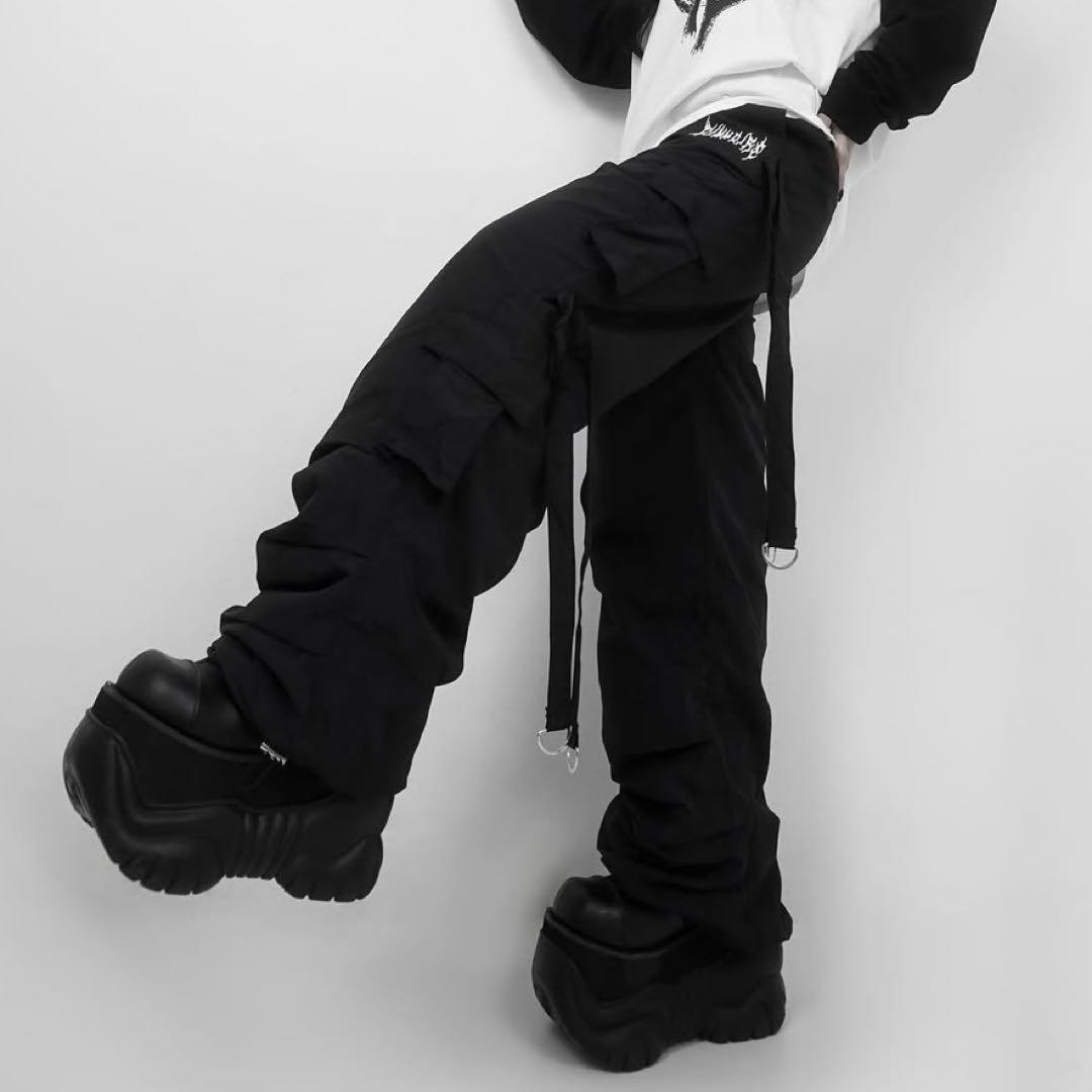 DimMoire CROSSカーゴパンツ【Black】 ディムモアール