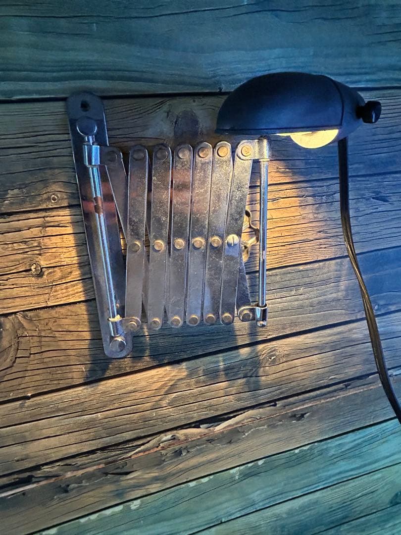 アンティーク シザーランプ インダストリアル