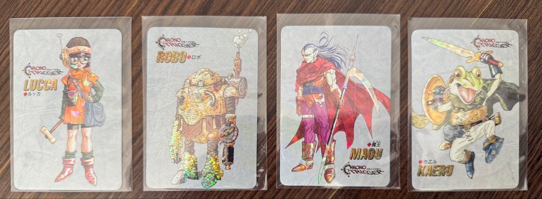 【非売品】クロノトリガー 予約特典キャラクターカードセット　プリズム仕様