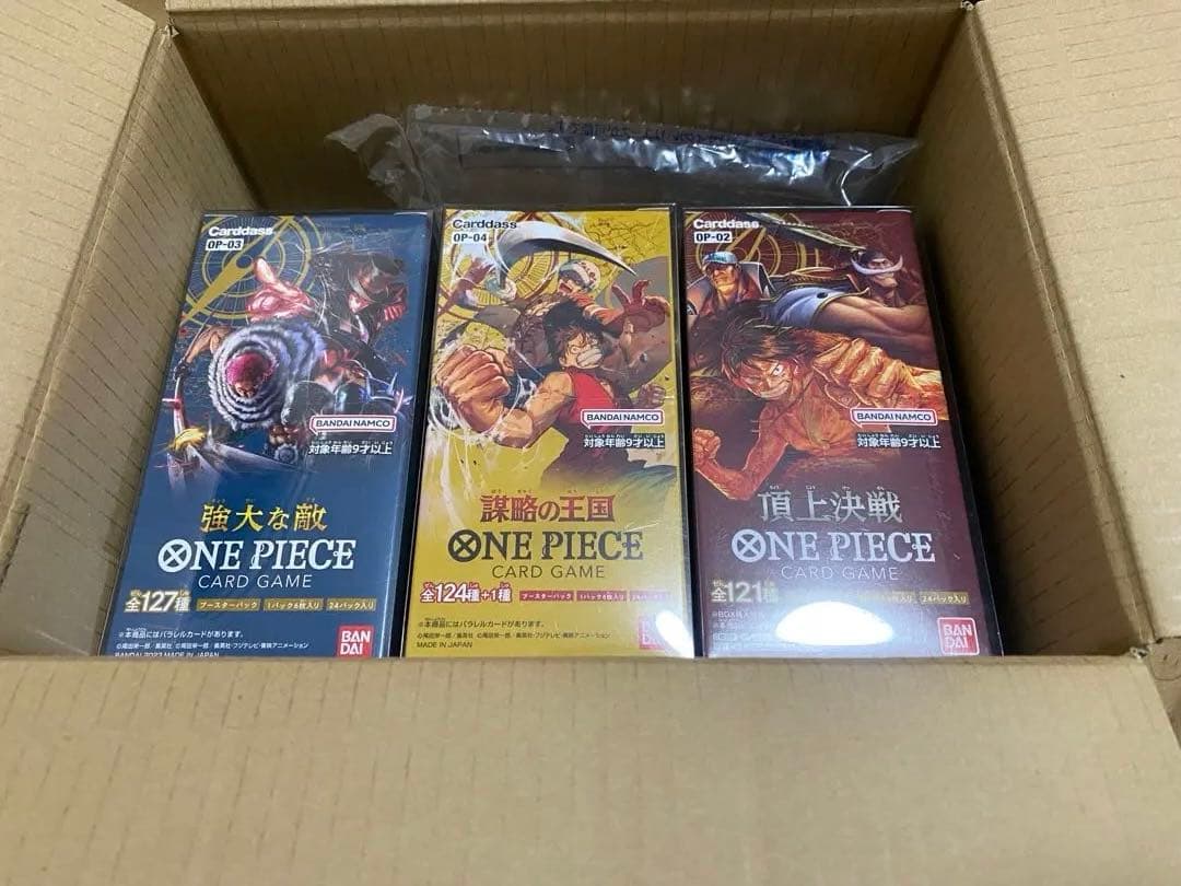 ONE PIECE 頂上決戦他　未開封Box テープ付き