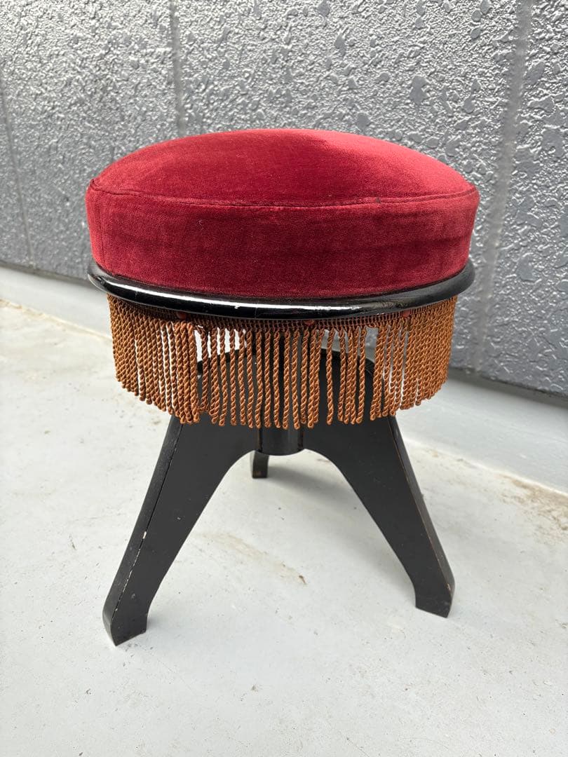 YAMAHA ヤマハ ピアノ椅子 回転椅子 昭和レトロ ビンテージ