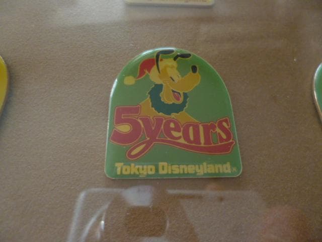 東京ディズニーランド ５周年記念ピンバッジセット