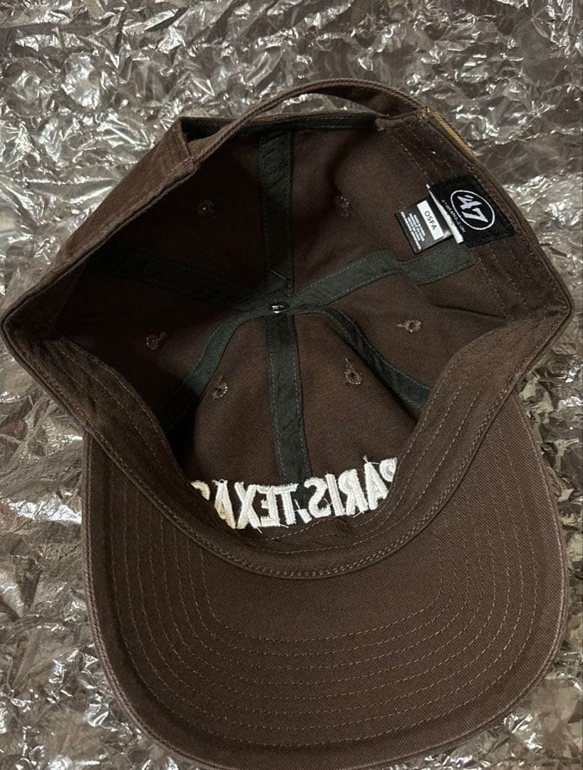 金子の部屋 PARIS,TEXAS パリテキサス　ブラウン　キャップ