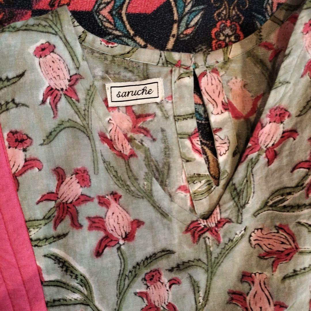 saruche ロングスリーブワンピース