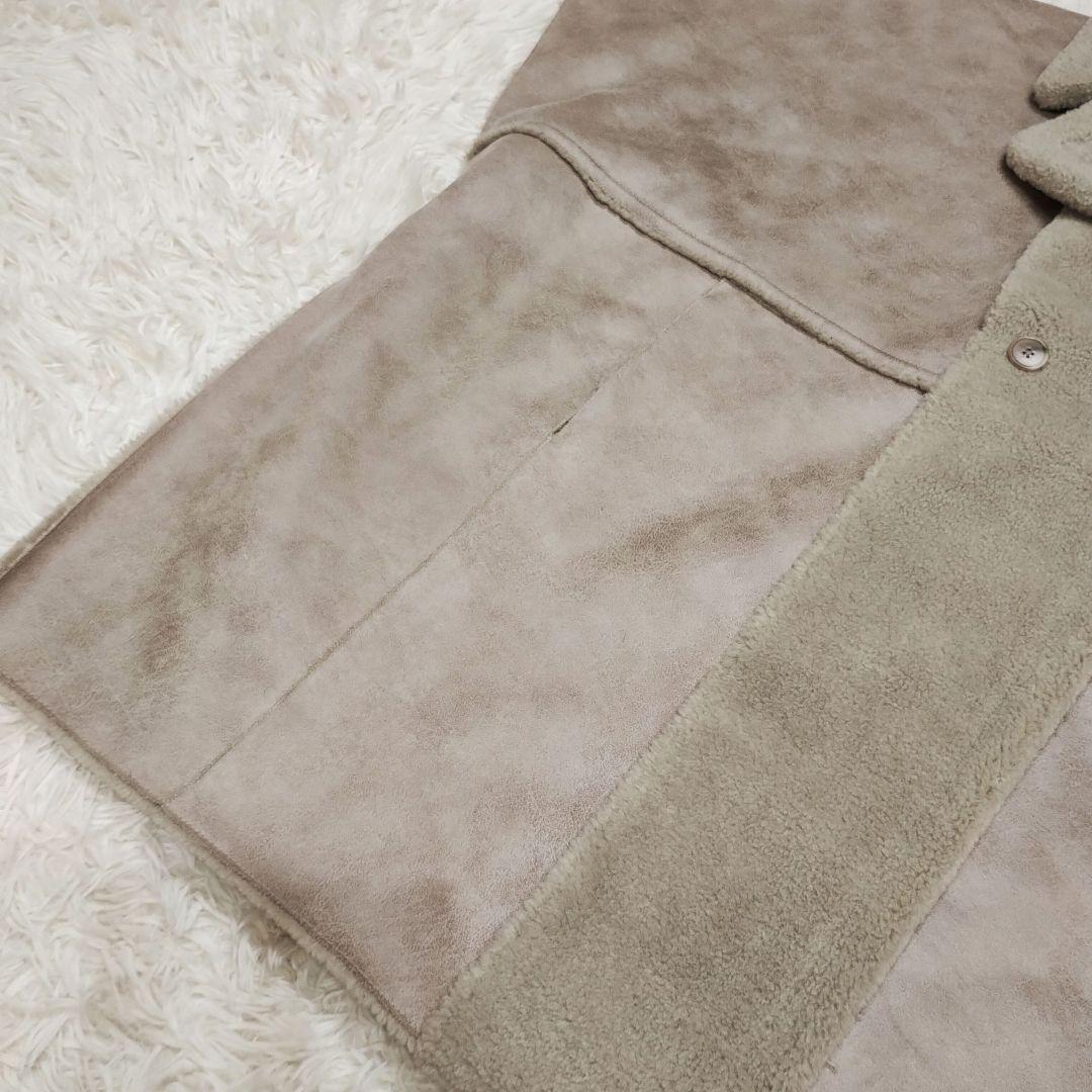 paripari様　AMERI　極美品　ベージュ　ポンチョコート　リバーシブル