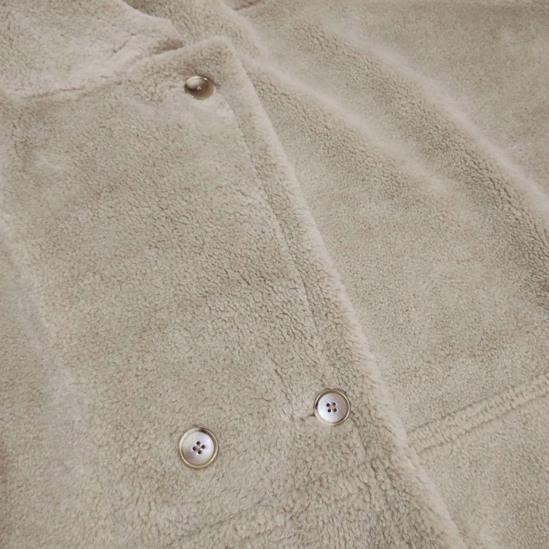 paripari様　AMERI　極美品　ベージュ　ポンチョコート　リバーシブル