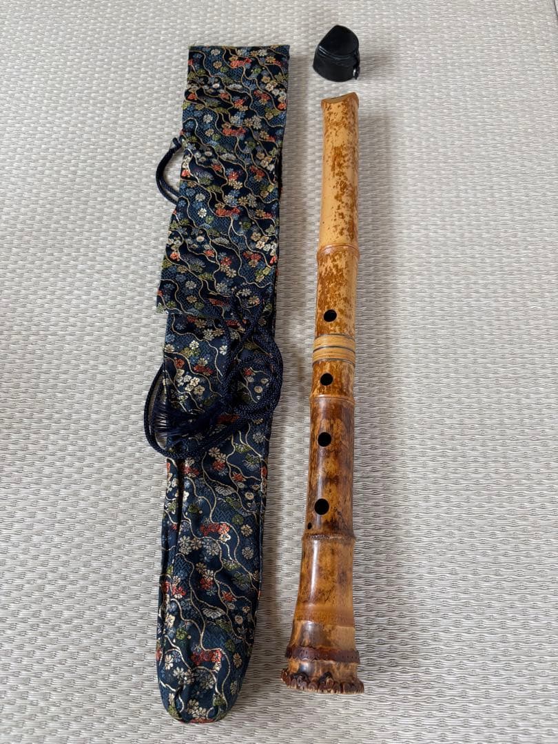 尺八　琴古流　容山銘　7寸管（6孔あり）