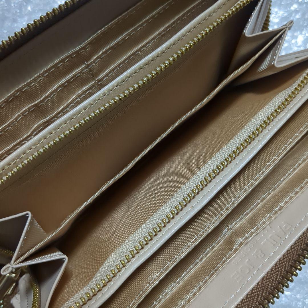 猫柄 ラウンドファスナー長財布 新品未使用 合皮 ポールアンドジョー