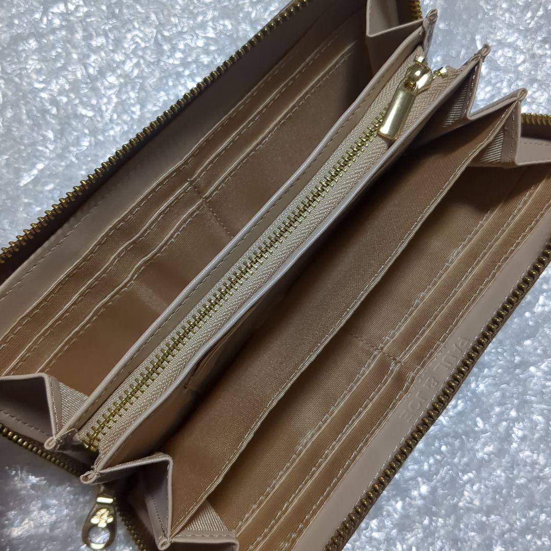 猫柄 ラウンドファスナー長財布 新品未使用 合皮 ポールアンドジョー