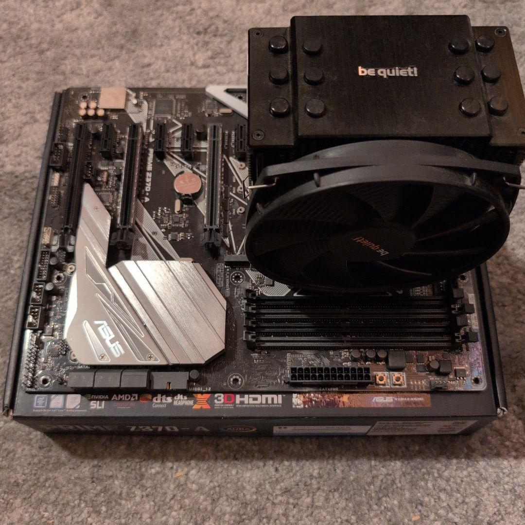 ASUS PRIME Z370-A+DARK ROCK3とi7-8700k付き