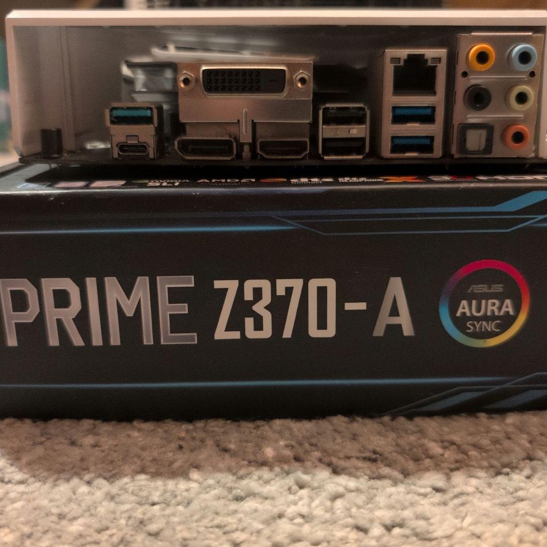 ASUS PRIME Z370-A+DARK ROCK3とi7-8700k付き