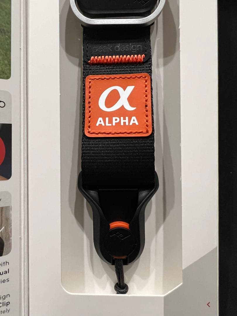 新品　ピークデザイン スライドライト　SONY αエディション　シナバーアンカー