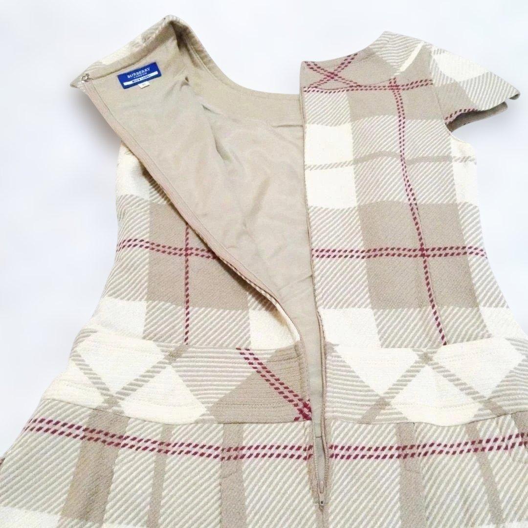 BURBERRY LONDON ブルーレーベル チェック ミニ ワンピース 36