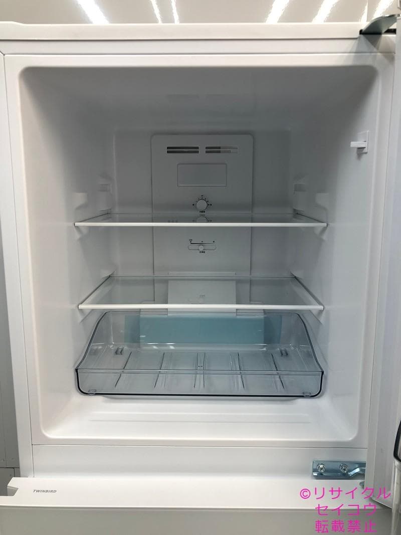 【中古】ツインバード冷蔵庫 121L 2023年式2505310914