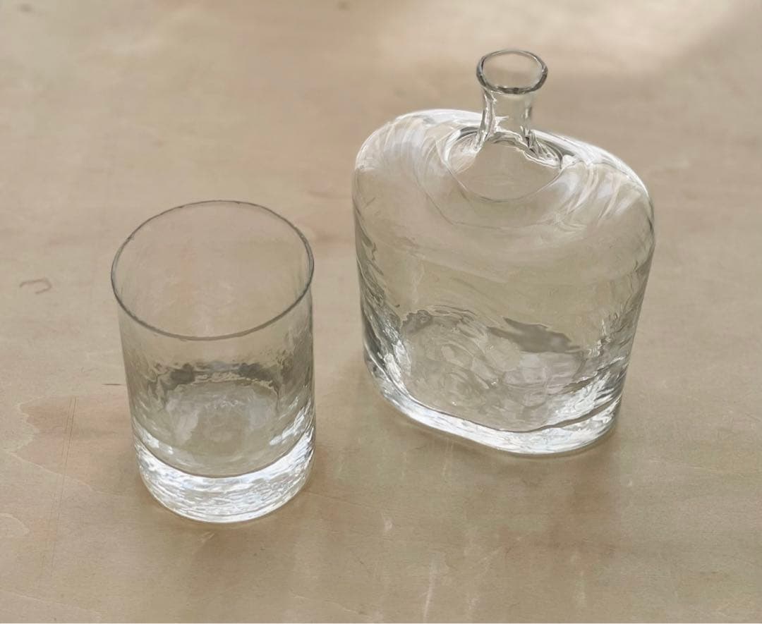 西山芳浩 さん ガラス花器 花瓶 酒瓶などにも