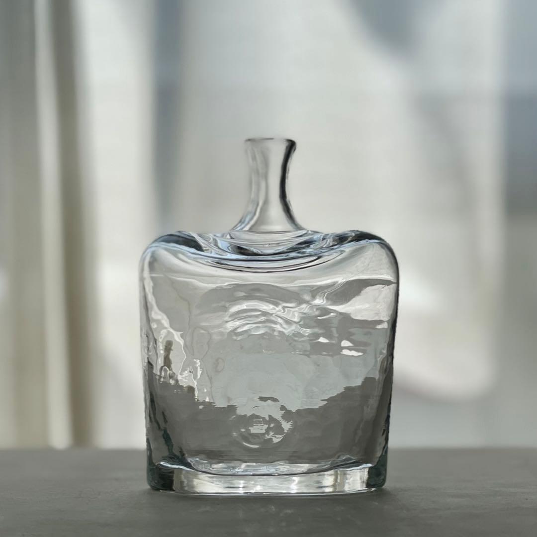 西山芳浩 さん ガラス花器 花瓶 酒瓶などにも