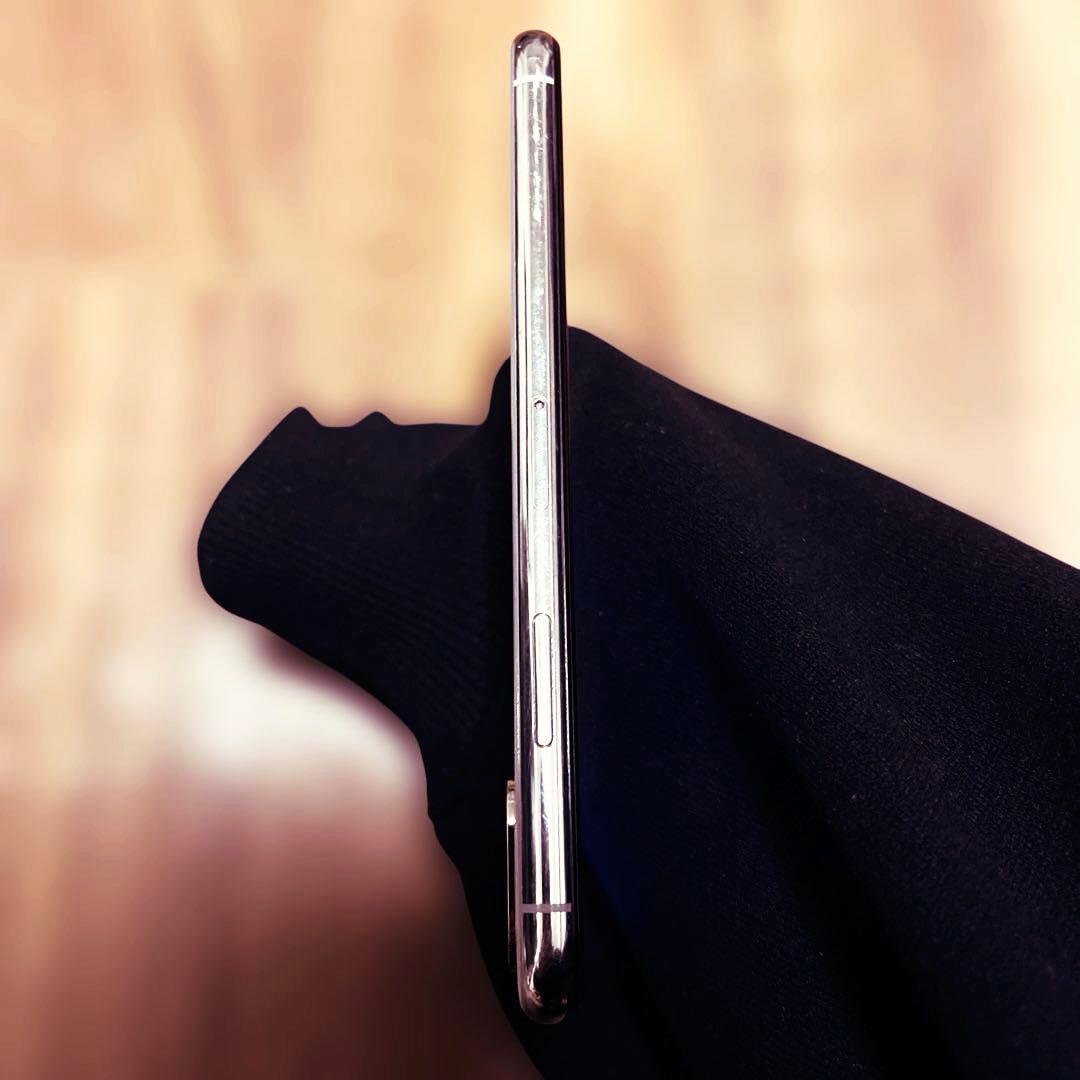 iPhoneX 64GB シルバー simフリー バッテリー容量100%！！