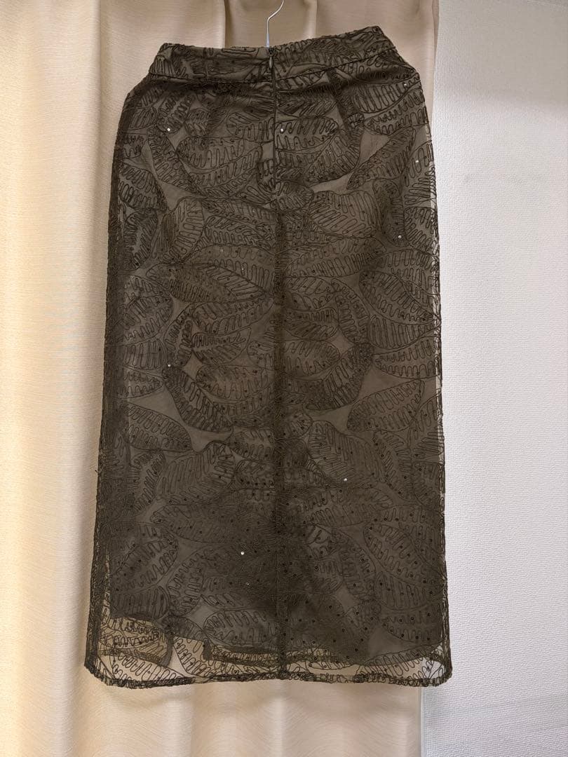 LEJAスパンコール刺繍ビジューボタンフレアスリーブセットアップドレスワンピース