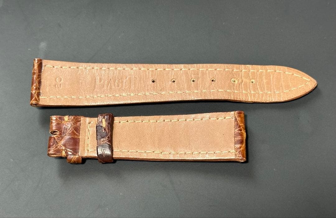 コ*ン様 Piaget タナグラYGｘ革 シャンパン文字盤　17243