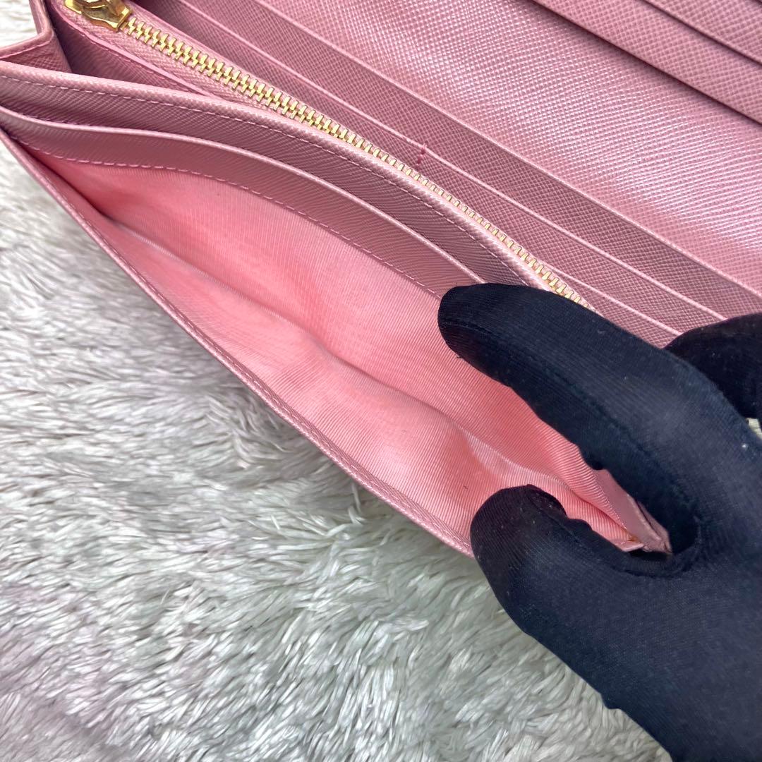 美品✨PRADA サフィアーノ　長財布　フラップ 1MH132