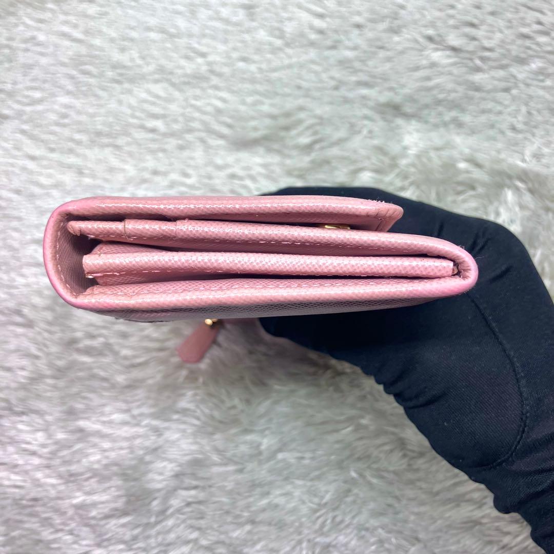 美品✨PRADA サフィアーノ　長財布　フラップ 1MH132