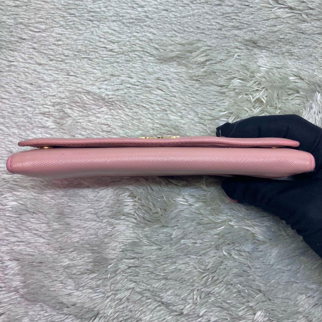 美品✨PRADA サフィアーノ　長財布　フラップ 1MH132