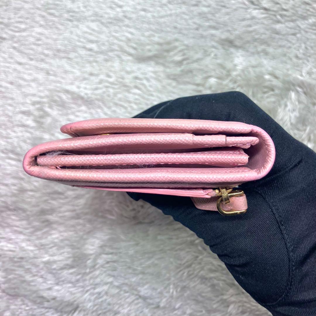 美品✨PRADA サフィアーノ　長財布　フラップ 1MH132