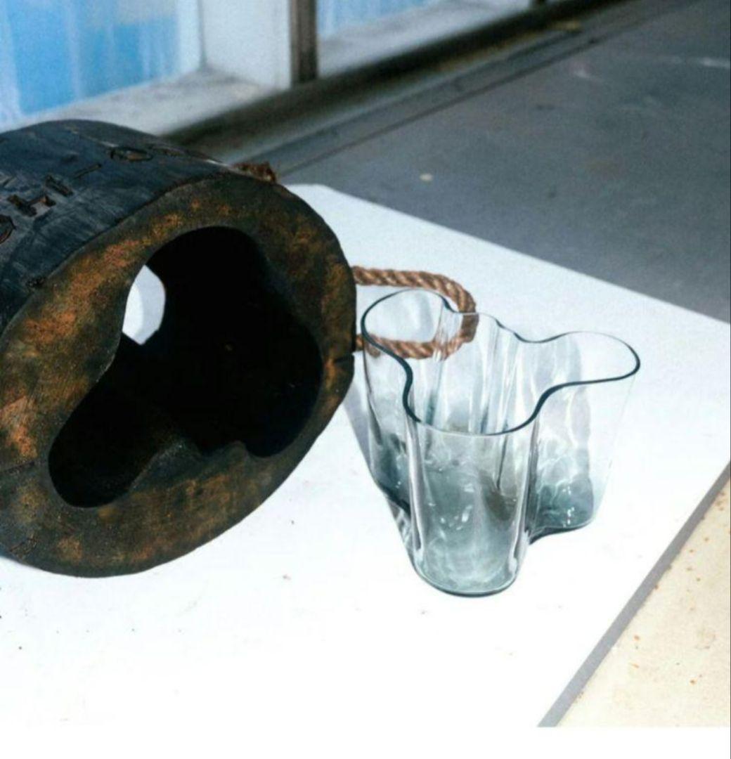 アアルトベース 140 mm、クリア - ダークグレー、1000個限定　木型　②