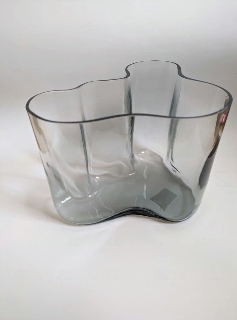 アアルトベース 140 mm、クリア - ダークグレー、1000個限定　木型　②