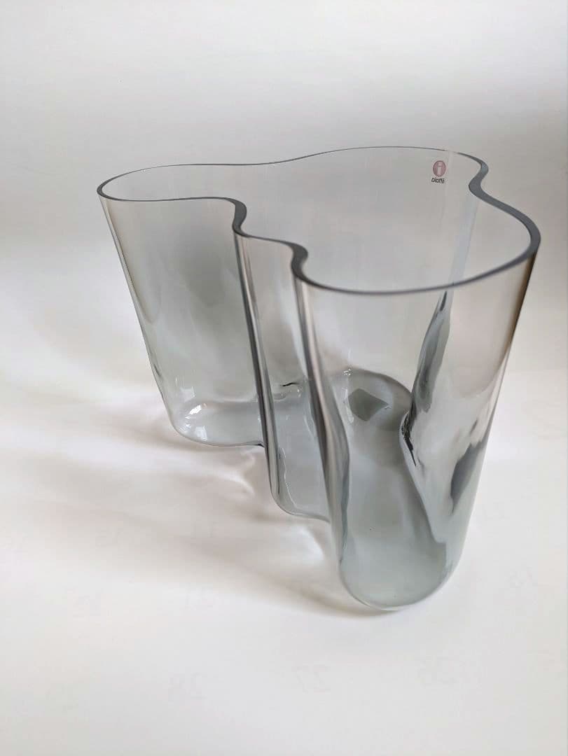 アアルトベース 140 mm、クリア - ダークグレー、1000個限定　木型　②