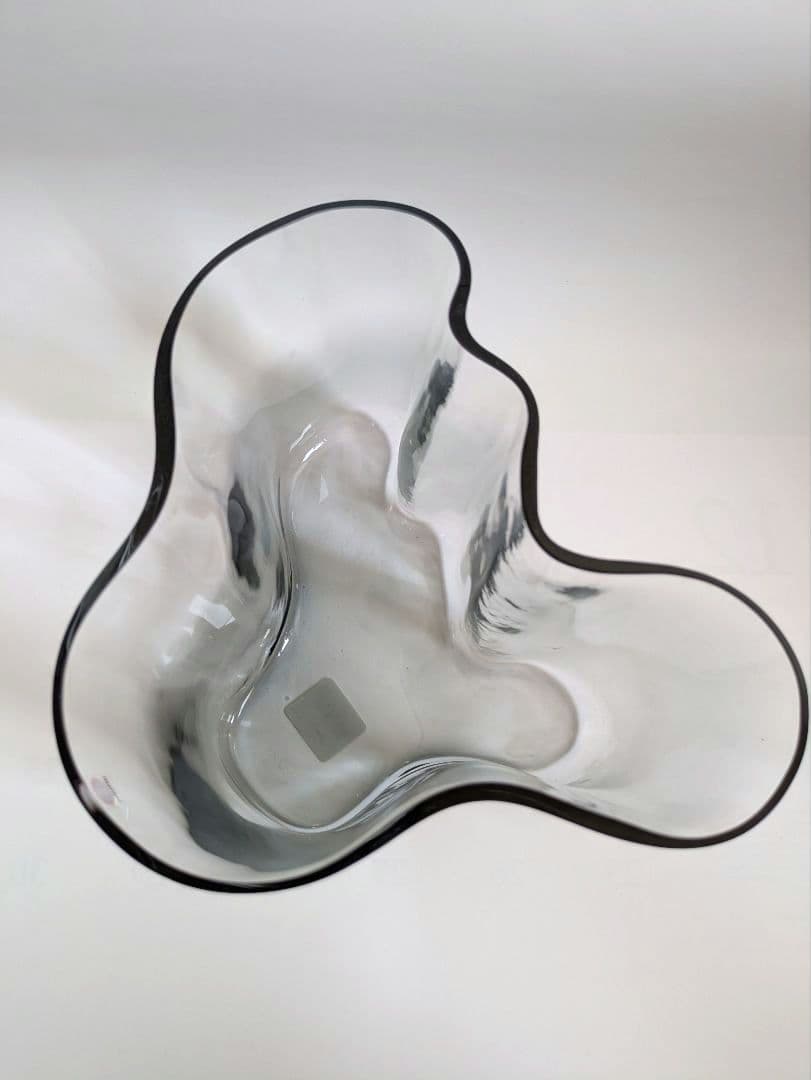 アアルトベース 140 mm、クリア - ダークグレー、1000個限定　木型　②