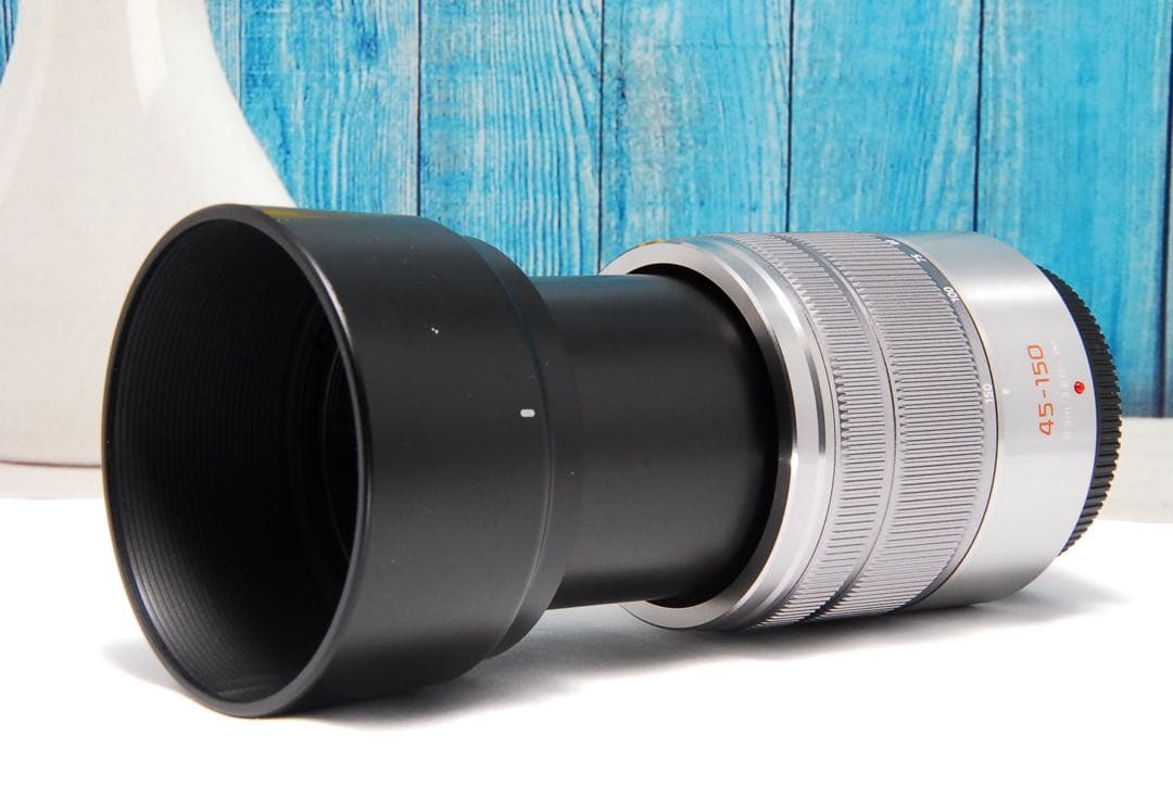 LUMIX 望遠レンズ　45-150mm パナソニック　元箱付き レンズフード付