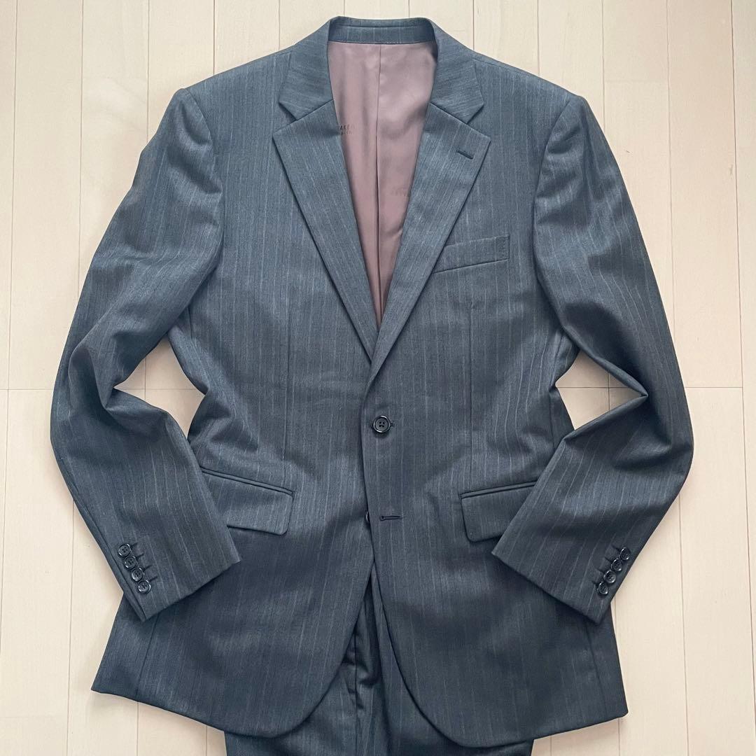 【XLサイズ位 MAF 美品】タケオキクチ スーツ ビジネス 4 セットアップ