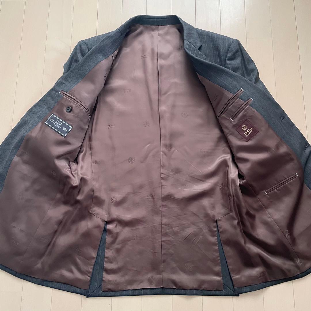 【XLサイズ位 MAF 美品】タケオキクチ スーツ ビジネス 4 セットアップ