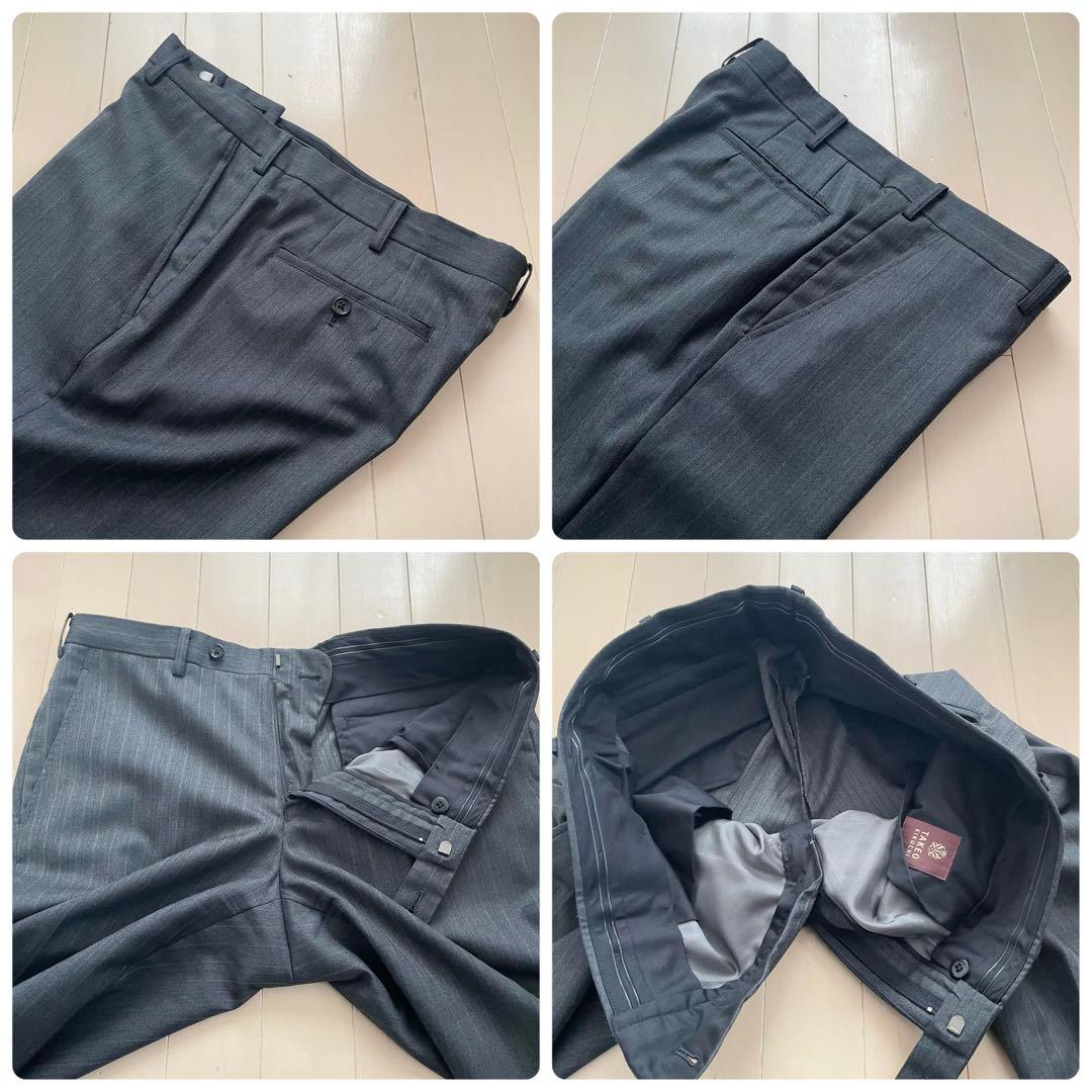 【XLサイズ位 MAF 美品】タケオキクチ スーツ ビジネス 4 セットアップ