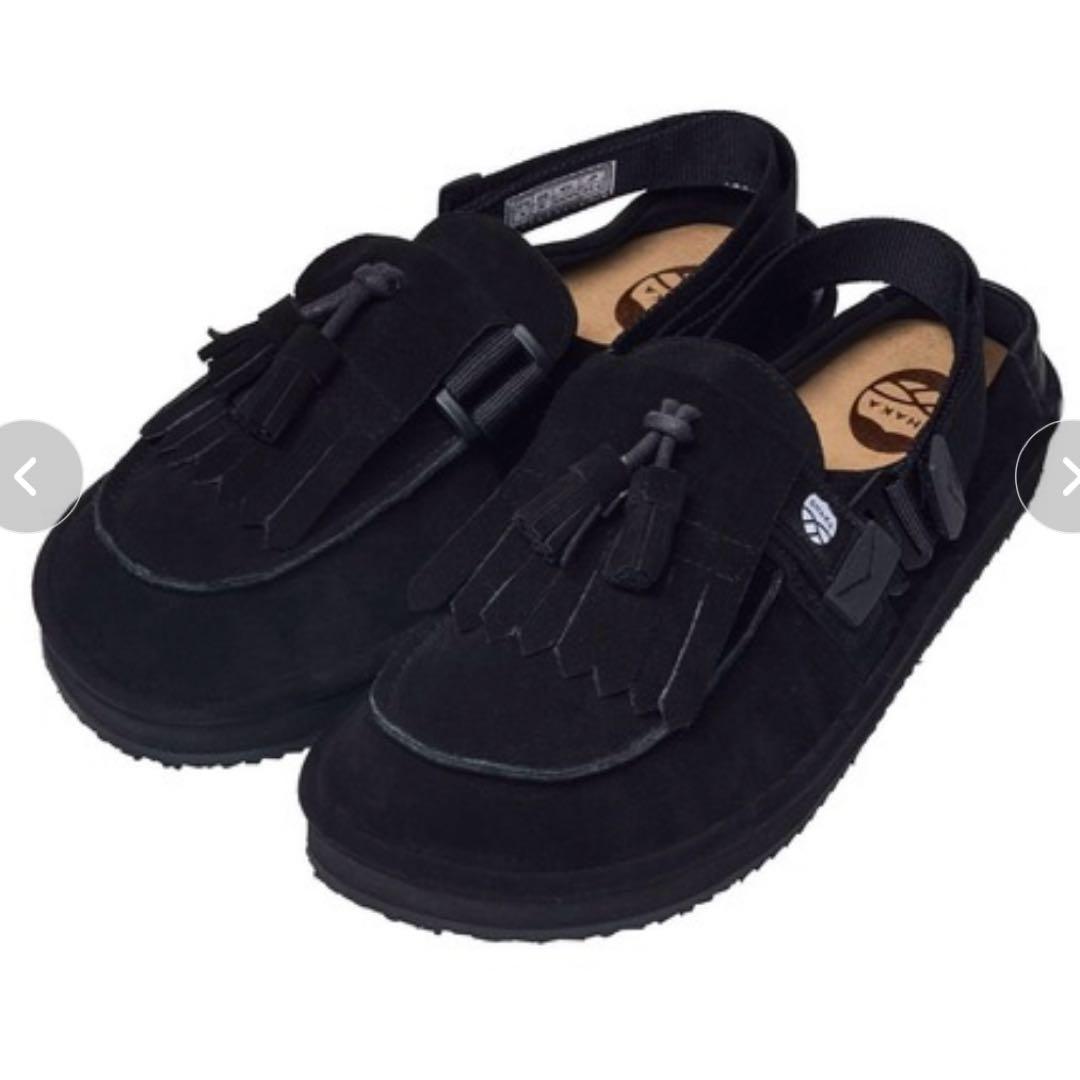 SHAKA MOC MULE TASSEL SUED ブラック