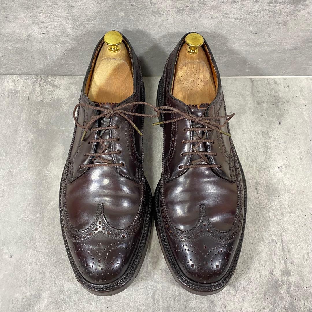 【70s】フローシャイム インペリアル コードバン ウイングチップ 27.5